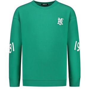 Replay Oversized sweatshirt voor jongens, 430 Sport Green, 6 Jaar
