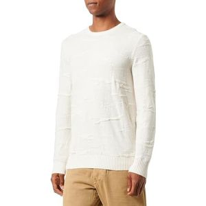 Gebreide Trui - Ecru - Regular Fit - 3D-Motief