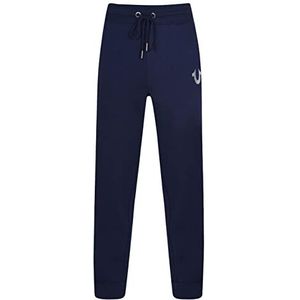 True Religion Heren Metallic Hoefijzer Jogger, marineblauw, XL