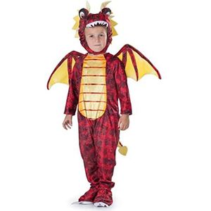 Dress Up America Dragon Costume for Kids - Red Dragon Costume Set For Girls and Boys - Peuter Dragon Dress Up