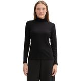 Shirt - Effen - Katoen - Lange Mouw - Normale Pasvorm