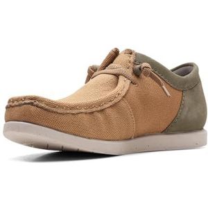 Clarks Heren Shacrelite Moc Oxford, Donker Zand Combi, 41.5 EU
