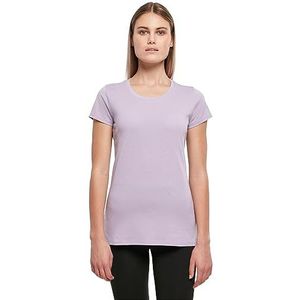 Build Your Brand Basic T-shirt voor dames, korte mouwen, ronde hals, van katoen, verkrijgbaar in vele kleuren, maten XS-5XL, lila (lilac), 3XL