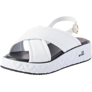 Pollini JA16325I0IIE0100, damessandalen, wit, 37 EU, Wit, 37 EU