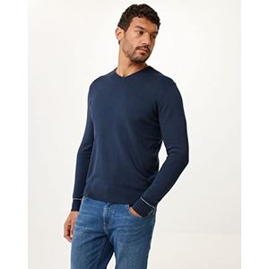 Mexx Heren V-hals Sweater, Navy, M