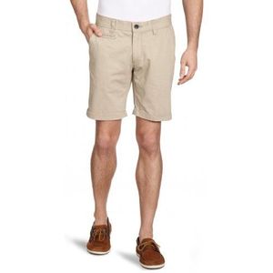 Selected Homme Heren Shorts, Beige - Beige (Zand), XL