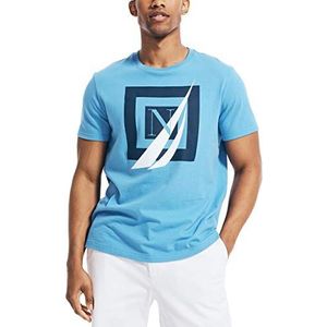 Nautica Men's Short Sleeve 100% Cotton Nautical Series Graphic Tee