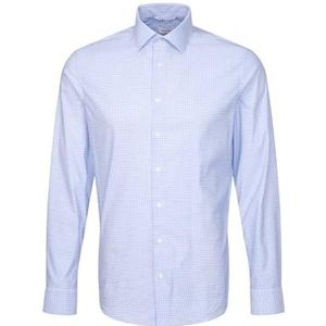 Seidensticker Herenoverhemd met lange mouwen, slim fit, lichtblauw, 41