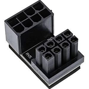 InLine® Voedingsadapter intern, 180° ATX 8-polige stekker/bus (gedraaid), voor grafische desktop