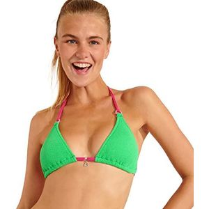 BANANA MOON Braro Scrunchym bikinitop voor dames, Groen, 38