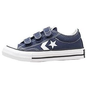 Converse Star Player 76 Easy-on, sneakers voor kinderen, marineblauw, vintage, wit, egret, 31 EU