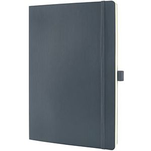 Sigel notitieboek, ca. A4, softcover, nu met softwave-oppervlak, CONCEPTUM gelinieerd donkergrijs