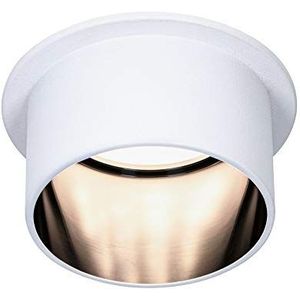 Paulmann 93376 LED inbouwlamp Gil 3-Step-Dim rond incl. 1x6 watt dimbaar wit mat, zwart mat inbouwspot aluminium spot 2700 K Coin