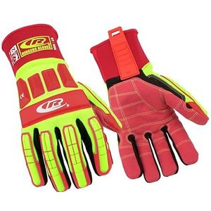 Ansell Ringers R259 Veiligheidswerkhandschoenen, Mechanische Bescherming, Maat 9 (L), Rood (5 Paar)