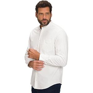 JP 1880 Corduroy overhemd voor heren, flexnamic hemd, sneeuwwit, 6XL, sneeuwwit, 6XL