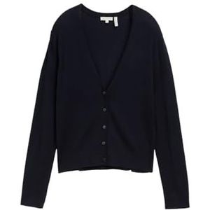 TOM TAILOR Cardigan gebreide jas voor dames, 10668 - Sky Captain Blue, M