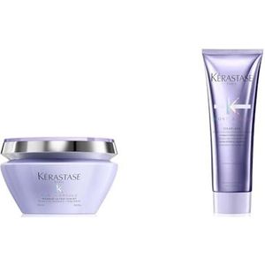 Kérastase | Blond Absolu, Mascarilla Ultravioleta Neutralizante, Para Pelo Decolorado, Con Ácido H & Kérastase Blond Absolu Cicaflash 250 ml Intensieve & opbouwende fondant