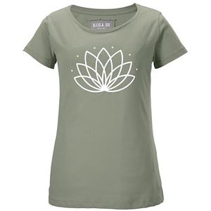 G.I.G.A. DX Dames t-shirt GS 37 WMN TSHRT GOTS, seagrass, 42, 41163-000