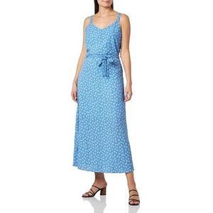 hoona Maxi-jurk met bloemenprint voor dames, Blauw, M