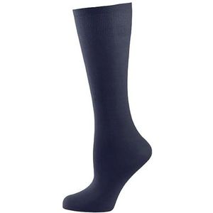 Nur Die Dames kniekousen knie Cotton Sensation, 60 DEN, mt. één maat, blauw (marine 351)