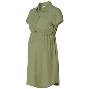 ESPRIT Maternity Dress Woven Nursing Short Sleeve, olijfgroen - 310, S
