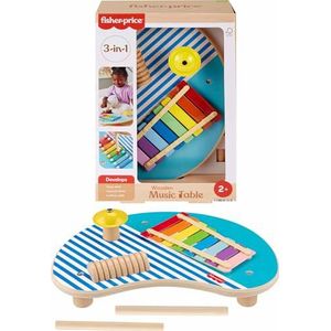 Fisher-Price Houten Muziektafel - Met instrumenten - 3 delig