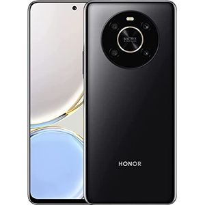 HONOR Magic4 Lite 4G mobiele telefoon, 6 + 128 GB, Android 11 smartphone met 64 MP camera, 6,81 inch LCD-display, 120 Hz, Snapdragon 680, snel opladen 66 W, met batterij 4800 mAh, zwart