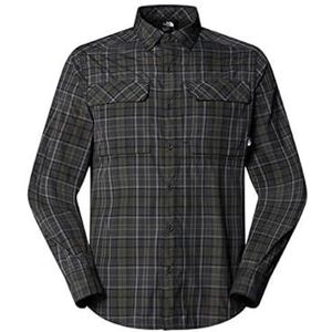 The North Face - Sequoia Plaid Shirt - Overhemd - Zwart/Grijs - 56% Polyester, 44% Polyamide