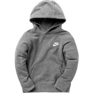 Nike Kids Club Hoodie Younger Kids Overhead Hooded Fleece Sweatshirt Top Heather Grey 86F322 GEH New, Grijs, 2-3 Jaar