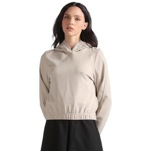 Calvin Klein Jeans L/S gebreide tops voor dames, Beige (Plaza Taupe), XS