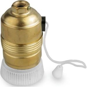 E27 porseleinen lamphouder met koord, perfect voor het verfraaien van uw huis. Combineer stijl en functionaliteit, ideaal voor decoratieve verlichting die de verlichting verbeteren.