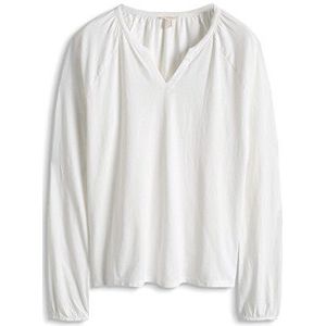 Esprit shirt met lange mouwen voor dames met losse snit
