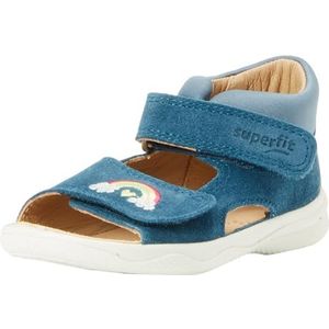 Superfit Polly sandalen voor meisjes, blauw 8010, 24 EU Weit