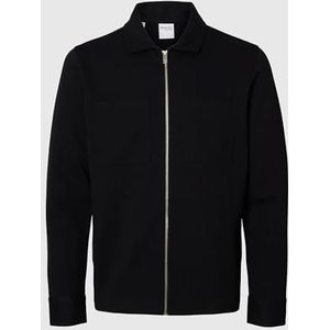 Selected - Jackie - Sweatvest - Gebreid - Normale Pasvorm - Borstzakken - Volledige Ritssluiting