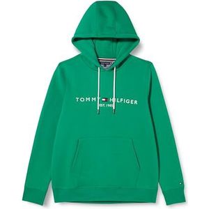 Tommy Hilfiger Tommy Logo Hoody Mw0mw11599 heren Hoodies,Groen (Olympisch Groen),XS