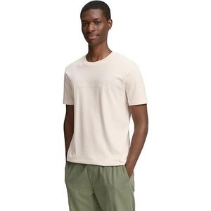 Tom Tailor - 29374 - T-shirt - Macaroon Cream - Voor Man