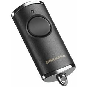 Hörmann - HSE1 868-BS - Handzender - Structuur Chroom Zwart - BiSecur Draadloze Technologie