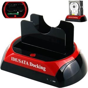 Retoo - IDE SATA naar USB 2.0 Docking Station - USB - Voor 2,5 Inch en 3,5 Inch Harde Schijven