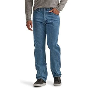 Wrangler Authentics Klassieke 5-Pocket Relaxed Fit Flex herenjeans, 42W / 36L