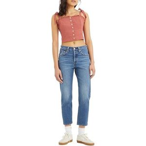 Levi's Dames 501 Crop Jeans, Erin Can't Wait Stretch, 23W / 26L