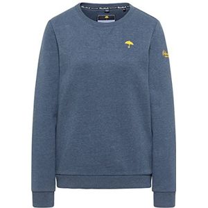 acalmar Dames sweattrui 34619100-AC01, donkerblauw melange, XXL, donkerblauw, gemêleerd, XXL