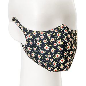 Herbruikbaar hygiënisch masker, neopreen, gezichtsafdekking, goedkeuring UNE 0065:2020 en CWA 17553/2020, geschikt voor CSM/115/2021 12/2021, kleur: bloemen, volwassenen, maat M, maat M