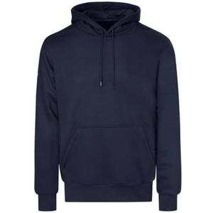 Trigema Heren hoodie van sweatkwaliteit, Donkerblauw, XL