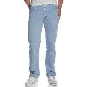 ALL TERRAIN GEAR X Wrangler Cowboy Jeans in Slim Fit. Jean Ajuste Delgado De Corte Vaquero heren, Gouden gesp, 34W x 36L