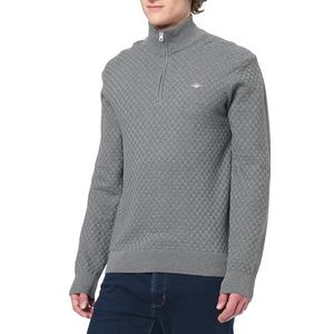 GANT Micro Textuur HZ, dark grey melange, S