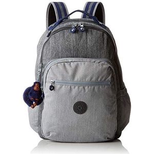 Kipling SEOUL GO kinderrugzak, 44 cm, 27 liter, Ash Denim Bl, Ash Denim Bl., 44 EU, SEOUL GO