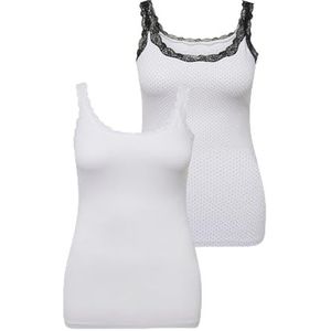 Ulla Popken - 830469 - Tanktops - Wit