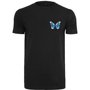 Mister Tee Heren T-Shirt Butterfly Winter Tee Black S, zwart, S