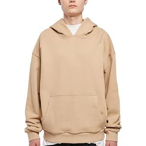 Urban Classics Ultra Heavy sweatshirt met capuchon voor heren, unionbeige, M, effen beige, M