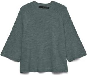 Vmlefile - Gebreide Pullover - 3/4 Mouwen - Loose Fit
